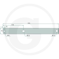 GRANIT Oś wirnika 64758564300F - 64758564300F - Sklep rolniczy PoltechParts