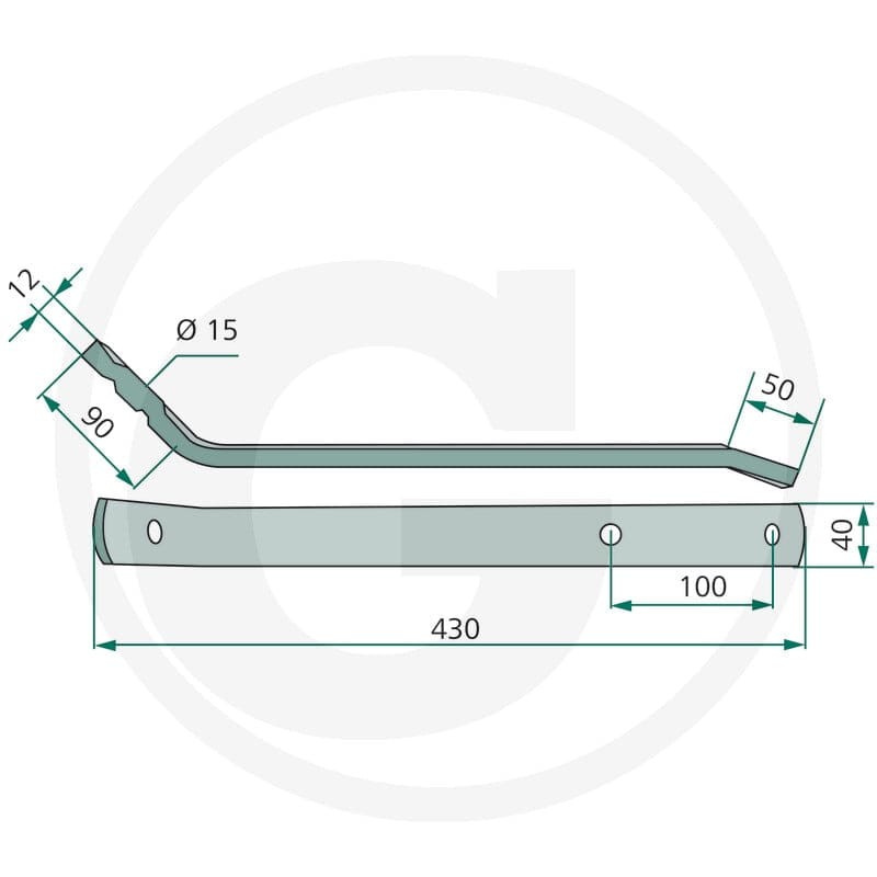 GRANIT Ramię palca 64758701720F | poltechparts.pl