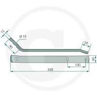 GRANIT Ramię palca 64758701720F | poltechparts.pl