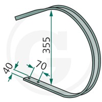 GRANIT Skrobak 6477-152040F | poltechparts.pl