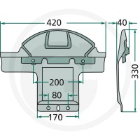 GRANIT Płoza 647882520171000F | poltechparts.pl
