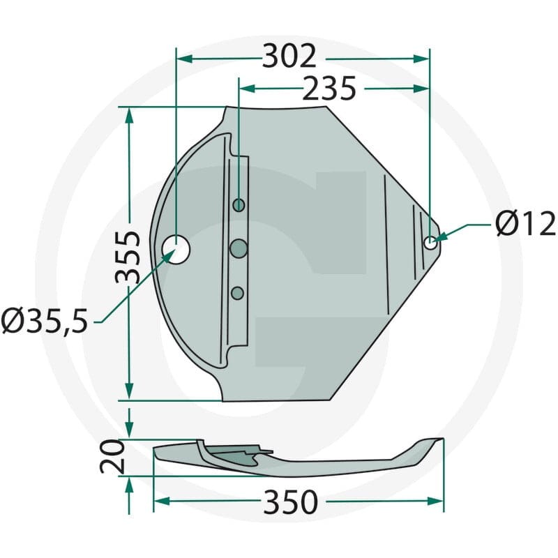 GRANIT Płoza 647B1650286F | poltechparts.pl