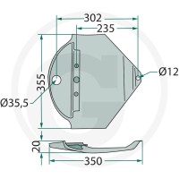 GRANIT Płoza 647B1650286F | poltechparts.pl