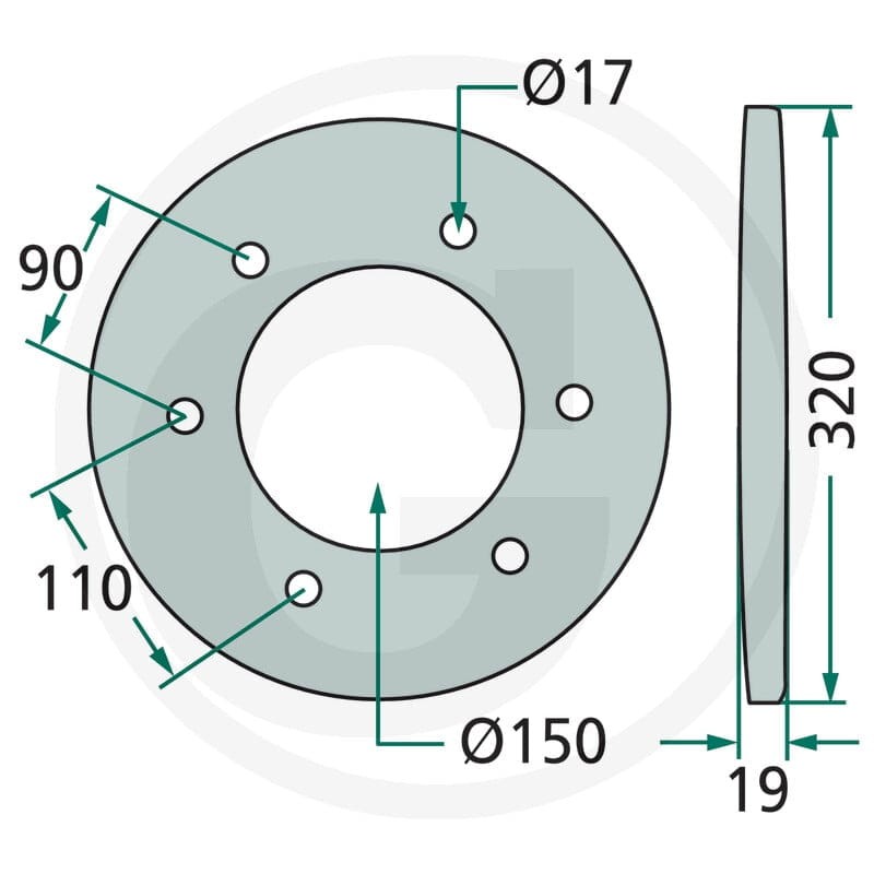 GRANIT Wieczko nasadzane 647ET-35F - 647ET-35F - Sklep rolniczy PoltechParts