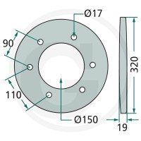 GRANIT Wieczko nasadzane 647ET-35F - 647ET-35F - Sklep rolniczy PoltechParts