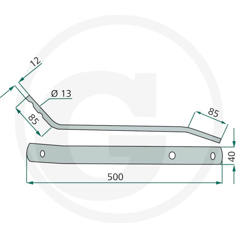 GRANIT Ramię palca 647K8811260F | poltechparts.pl