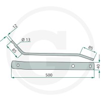 GRANIT Ramię palca 647K8811260F | poltechparts.pl