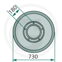 GRANIT Talerz ślizgowy 647ME36K0F - Sklep PoltechParts