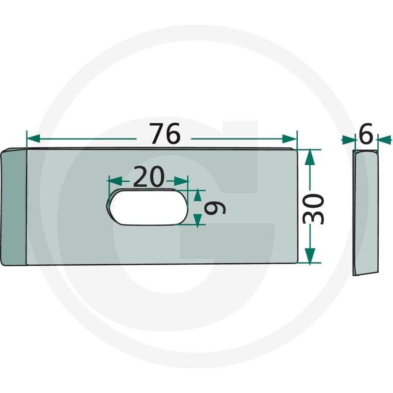 GRANIT Dłuto 647MH-478F - 647MH-478F - Sklep rolniczy PoltechParts