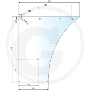 GRANIT Szyba drzwi 65006048