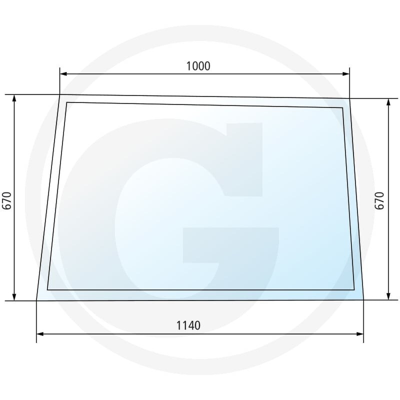 GRANIT Szyba tylna 650880566