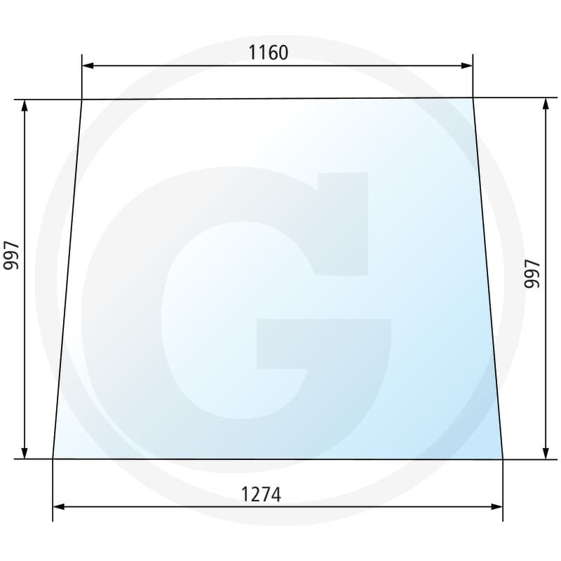 GRANIT Szyba przednia 650885635