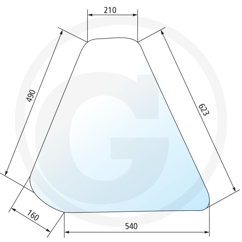 GRANIT Szyba boczna 650885885