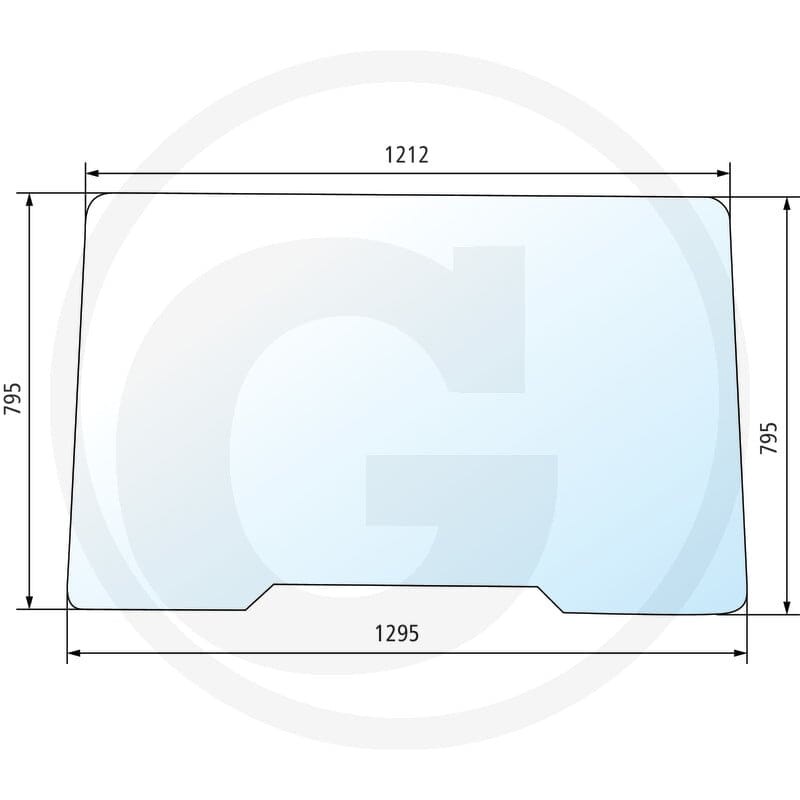 GRANIT Szyba przednia 650886036