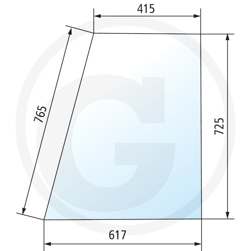 GRANIT Szyba drzwi 650S5500350020