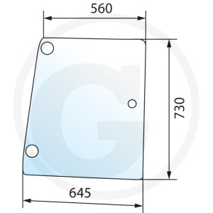 GRANIT Szyba boczna 650S82188