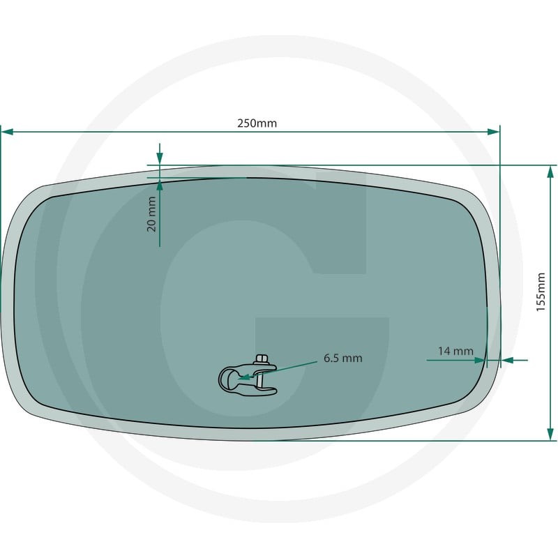 GRANIT Lusterko 65402036 | poltechparts.pl