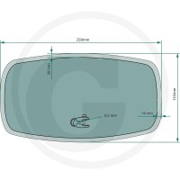 GRANIT Lusterko 65402036 | poltechparts.pl