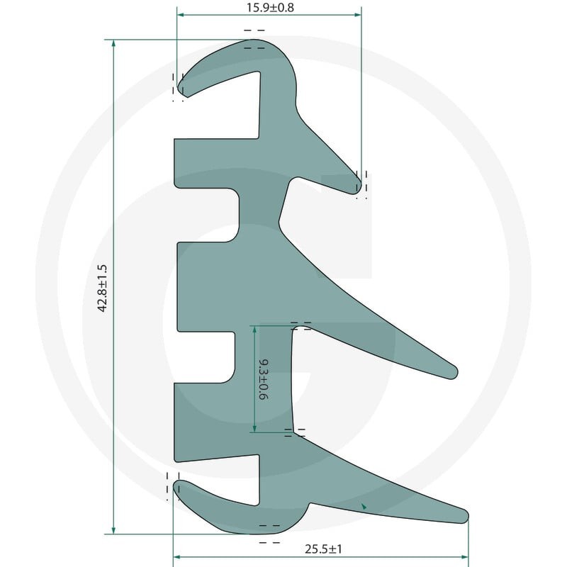 GRANIT Profil uszczelniający 65406714 - 65406714 - Sklep rolniczy PoltechParts