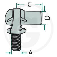 GRANIT Łącznik kątowy 65499122 - 65499122 - Sklep rolniczy PoltechParts
