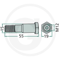 GRANIT Sworzeń rolki krzywkowej 6470608000F - Sklep PoltechParts