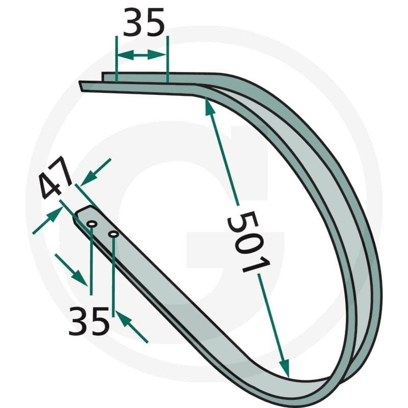 GRANIT Osłona podbieracza 64706555662F | poltechparts.pl