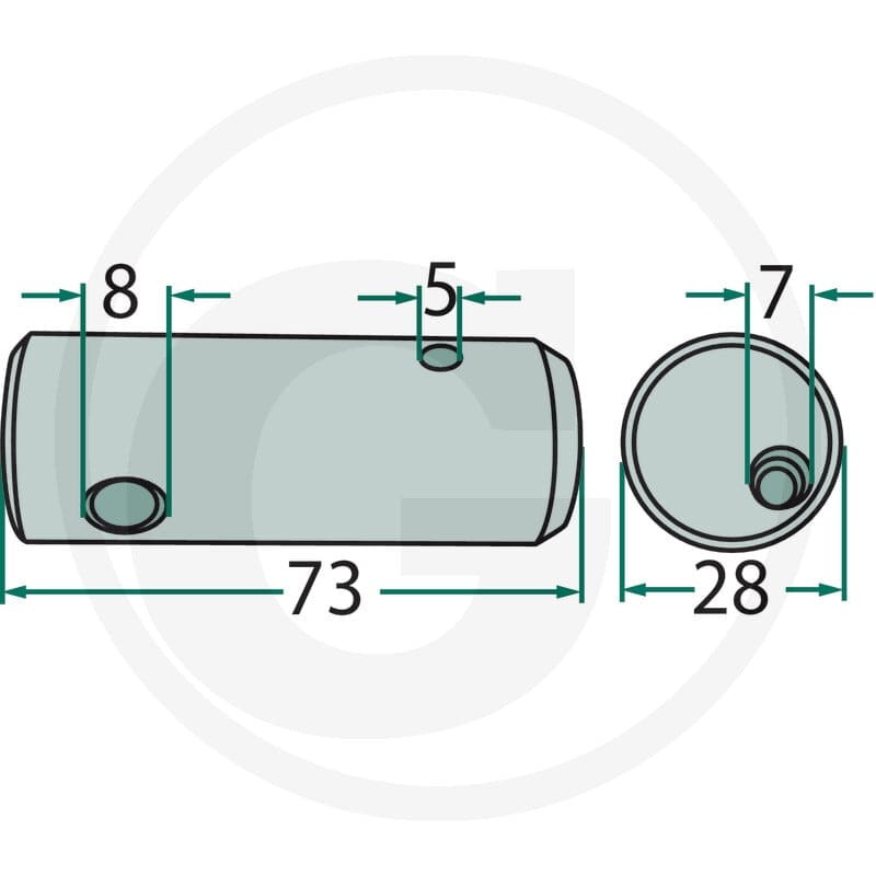 GRANIT Sworznie zawiasów 647126697F - Sklep PoltechParts