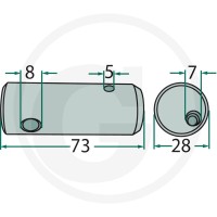 GRANIT Sworznie zawiasów 647126697F - Sklep PoltechParts
