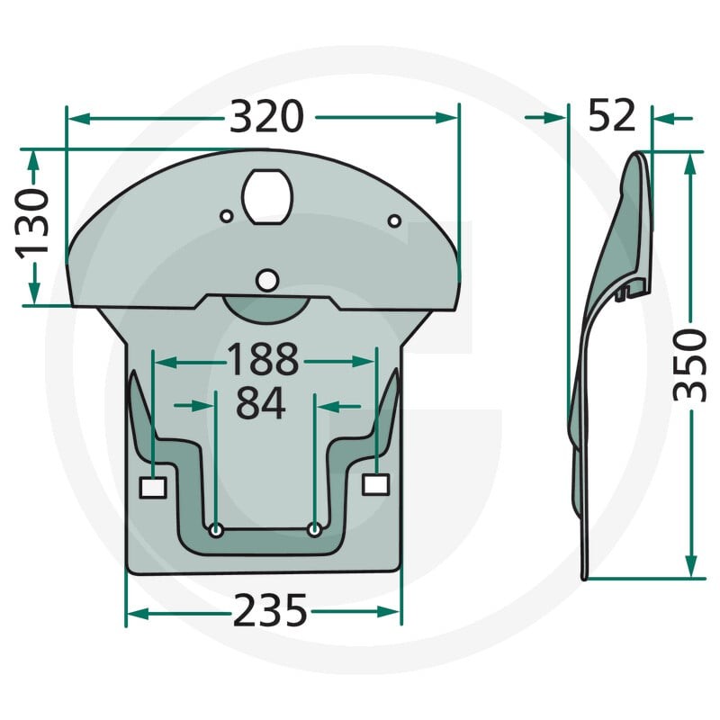 GRANIT Płoza 647139666.3F | poltechparts.pl