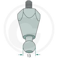 GRANIT Łącznik kulowy 65404035 - 65404035 - Sklep rolniczy PoltechParts