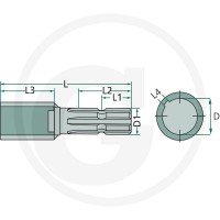 GRANIT Kształtka redukcyjna 614397144 - 614397144 - Sklep rolniczy PoltechParts
