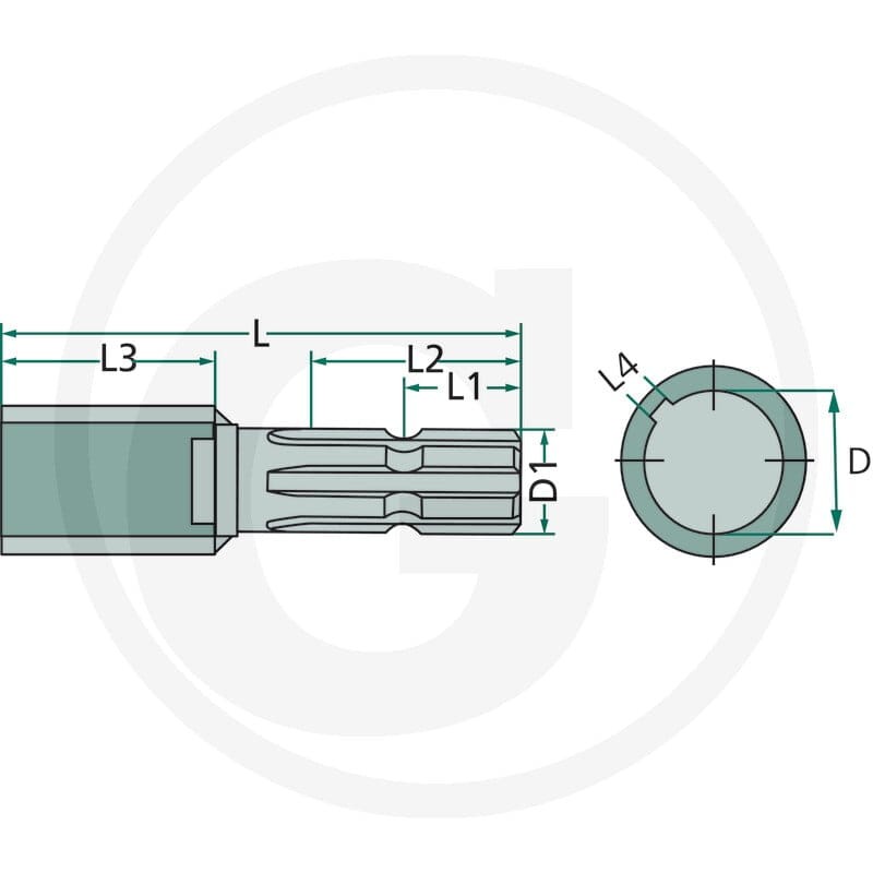 GRANIT Kształtka redukcyjna 614397146 - 614397146 - Sklep rolniczy PoltechParts