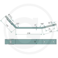 GRANIT Ramię palca 64700214700830F | poltechparts.pl