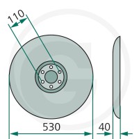 GRANIT Talerz ślizgowy 647014472F - Sklep PoltechParts