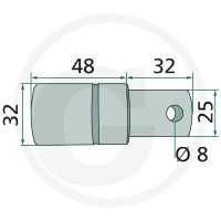 GRANIT Czop łożyska 647015154F - 647015154F - Sklep rolniczy PoltechParts