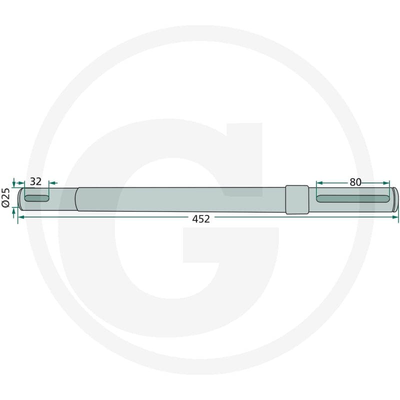 GRANIT Wałek napędowy 64706580765F - 64706580765F - Sklep rolniczy PoltechParts