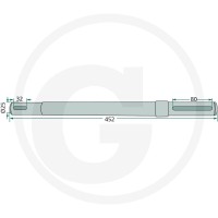 GRANIT Wałek napędowy 64706580765F - 64706580765F - Sklep rolniczy PoltechParts
