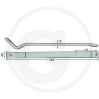 GRANIT Ramię palca 64706585429F | poltechparts.pl