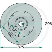GRANIT Talerz ślizgowy 64706588641F - Sklep PoltechParts