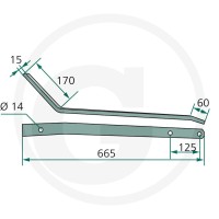GRANIT Mocowanie zęba 6470673610F - 6470673610F - Sklep rolniczy PoltechParts