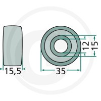 GRANIT Rolka 6470922180300F - Sklep PoltechParts