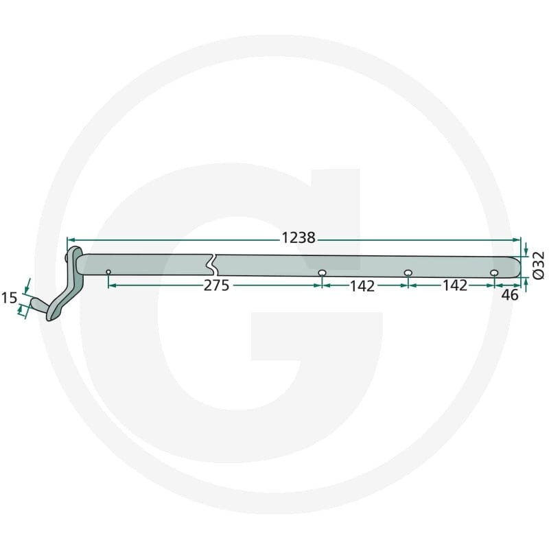 GRANIT Mocowanie zęba 647101036F - 647101036F - Sklep rolniczy PoltechParts