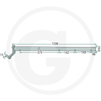 GRANIT Mocowanie zęba 647101036F - 647101036F - Sklep rolniczy PoltechParts