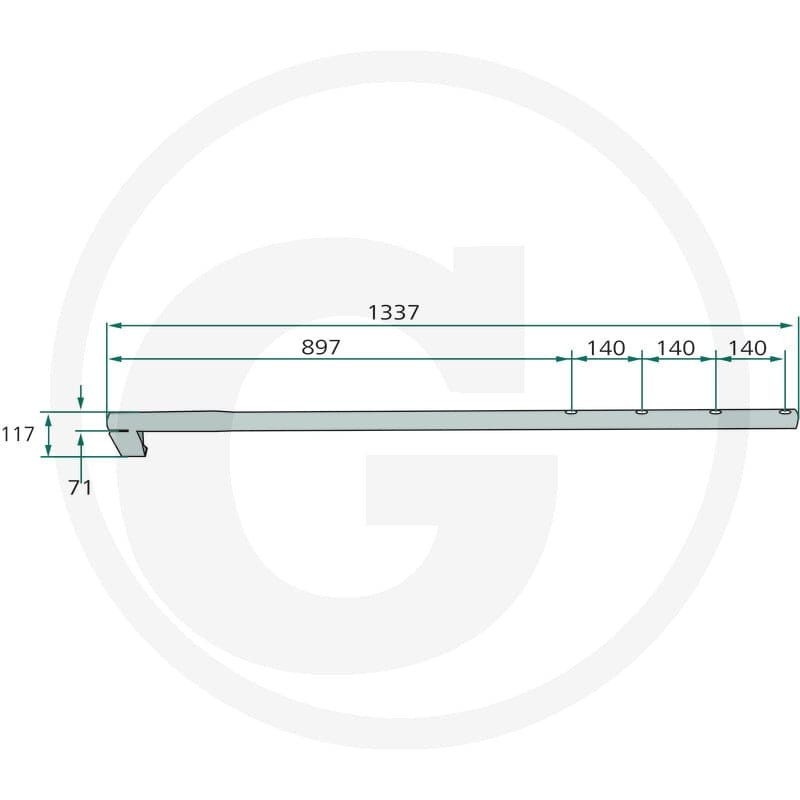GRANIT Uchwyt palca 647161631F - 647161631F - Sklep rolniczy PoltechParts