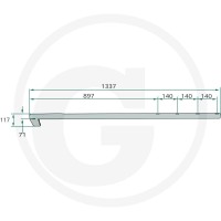GRANIT Uchwyt palca 647161631F - 647161631F - Sklep rolniczy PoltechParts