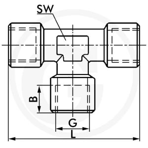 GRANIT F-TI-3/4-MSv Trójnik 60612513010