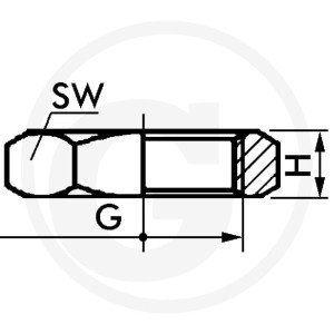 GRANIT F-MU-1-MSv Nakrętka sześciokątna 60612820011