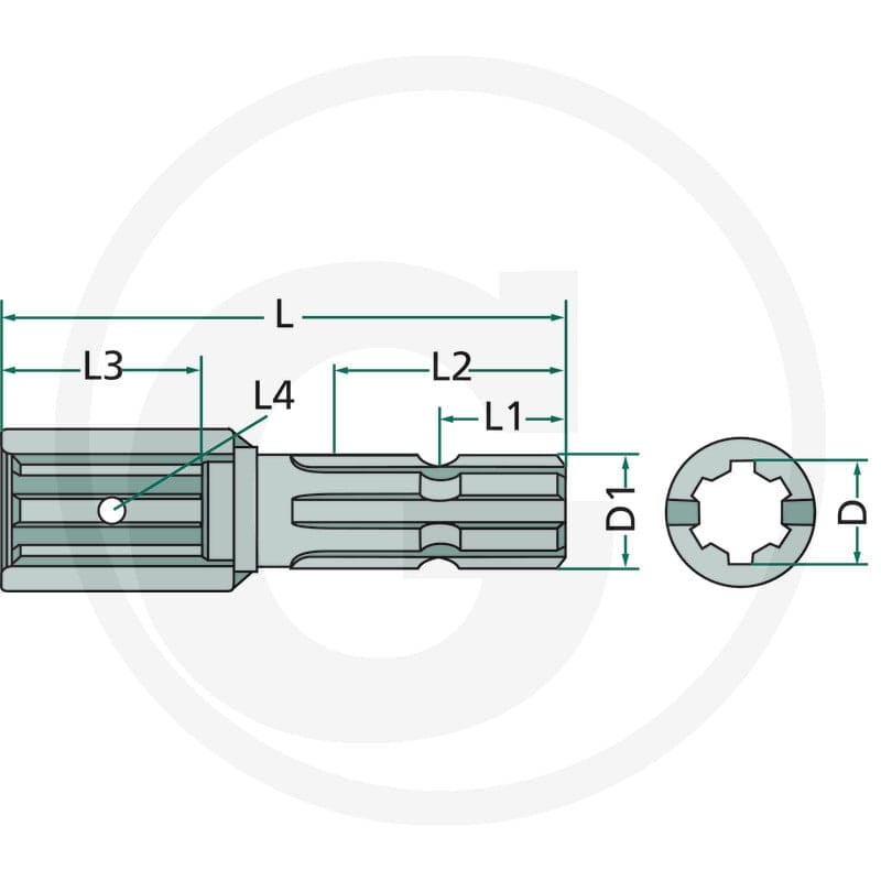 GRANIT Przedłużka 614397141 - 614397141 - Sklep rolniczy PoltechParts