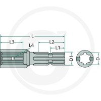 GRANIT Przedłużka 614397141 - 614397141 - Sklep rolniczy PoltechParts