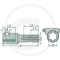 GRANIT Złączka redukcyjna 61475001204138190 - Sklep PoltechParts